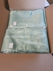 100 Pieces Sage Green Satin Chair Sashes for Wedding Reception Party Hotel Home
