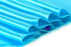 MDS 5 PCS Satin Table Runners 12 x 108 Inch 5 PCS (12 x 108 Inch) Turquoise