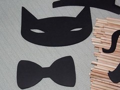 DIY Photo Booth Props of Various Mustache Funny Face Kit Party Special Occasion