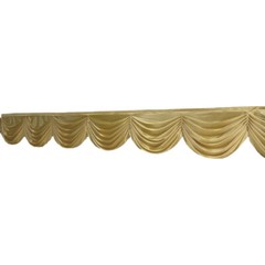 3/6M Long Tassel Faux Silk Swag Drape Panel Party Stage Event Background Decor