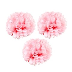 6PCS Paper Flower Tissue Pom Pom Hanging Ball Wedding Babyshower Party Decor
