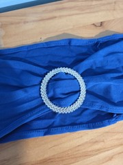 She Yang Royal Blue New 100pc Sashes For Wedding Chairs