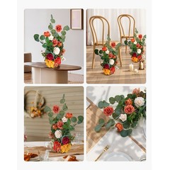 Uimoso 4pcs Freestanding Flower Arrangements for Wedding Floral Centerpieces