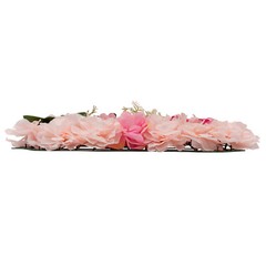 20 Pieces Flower Wall Panel Artificial Floral Backdrop Wall Decoration Backdrop