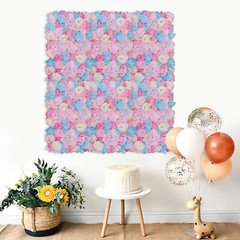 Flower Wall Decor, 23.6″ X 15.7″ Silk Rose Wall for Wedding, Party, Nursery
