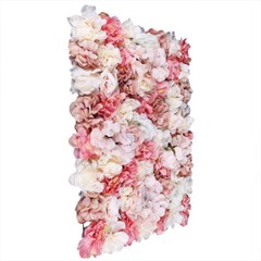 6*Flower Wall Panel Party Artificial Wedding Bouquet Decor Romantic Rose Flower