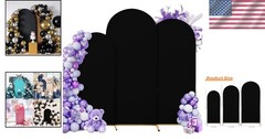 3-Piece Arch Cover Bundle – 6ft to 7.2ft Stretch Spandex Set