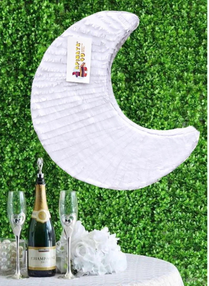 Sale! Large Ready to Ship Crescent Moon Piñata Wedding Piñata Bride to Be Bridal