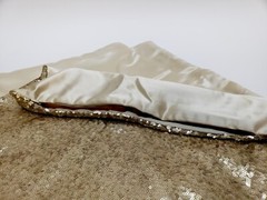 Sequin gold PILLOW COVERS 18″ x 18″ Square Cushion (3 Pieces)
