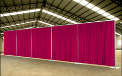 60ft Wide by 12ft Tall Pipe & Drape (Premier ,RED,BLACK ,WHITH Drape) HEAVY DUTY