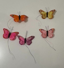 Butterflies Wedding Party Floral Decor Gifts 3D Colorful Artificial Dummy Craft