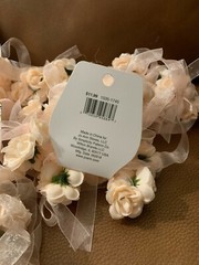 Miniature Peach Rose Ribbon Garland Save The Date Joanne’s Wilton Simplicity