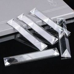 10pc K9 Glass Long Strip Rectangle Crystal Chandelier Prism Pendant Hanging Part