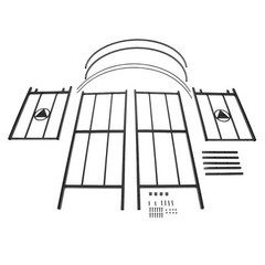 Garden Archway Arch Arbor Trellis Yard Decor Wedding Patio Structure Gate 89.5in