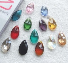10pcs/lot Black Glass Crystal Prisms Pendants Chandelier Part Lighting Hang Drop