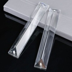 10pc K9 Glass Long Strip Rectangle Crystal Chandelier Prism Pendant Hanging Part