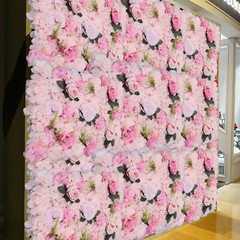 12pcs Artificial Flower Wall Panels Wedding Backdrop 60x40CM (each) Pink