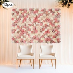 Wall Panel Wedding Backdrop Event Party Flower Wall Panel 12* Artificial Flower
