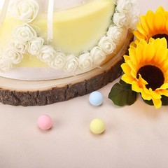 Natural Round Poplar 9″-12″ wide Wood Slices Wedding Decorations Centerpieces