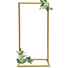 1m Metal Wedding Arch Stand Backdrop Flower Frame Garden Party Ballon Prop Decor