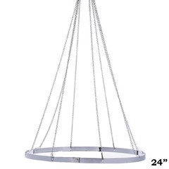 Ceiling Draping Canopy 24″ Hoop Hardware Kit 8 Panels Party Wedding Decorations