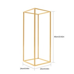 4Pcs Metal Flower Stand Party Wedding Centerpiece Column Holder Rack Decor