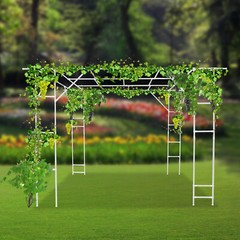 Plant Climbing Stand Outdoor Plant Stand Plant Climbing Display Rack, White
