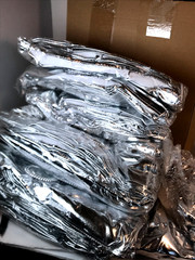 Spandex Chair Silver 30″ Metallic Stretch Sashes Rhinestone Decoration 150 Pcs