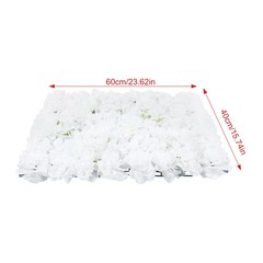 Flower Wall Backdrop 9pcs 40*60cm Artificial Flowers Floral Panels Wedding Decor