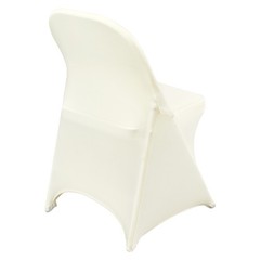 VEVOR 30/50/100PCS White Stretch Folding Chair Covers for Wedding Party Dining