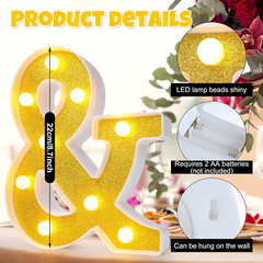 6 Pcs Mr and Mrs LED Sign Wedding Decor Sweetheart Table Decoration Mr and Mrs
