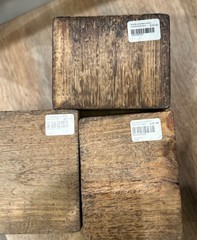 RUSTIC MARLIN RECLAIMED WOOD Block Set Of 3 Mr. & Mrs. Wedding Shower Decor