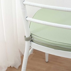 Sage Green POLYESTER CUSHION for CHIAVARI CHAIR Wedding Ceremony Dinner