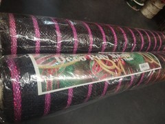 2 Rolls Deco Mesh, 21″ Craig Bachman Quality, 30′ Hot/Light Pink Stripe on Black
