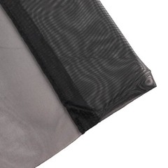 5ft x 32ft BLACK Premium Chiffon Sheer Backdrop CURTAIN PANEL Drape Party Events