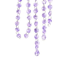 1m Acrylic Crystal Beads Strands Wedding Christmas Party Hanging