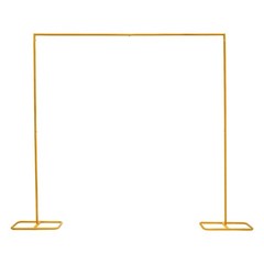 Metal Wedding Arch Frame Gold Iron Garden Party Stand Backdrop Flower Display