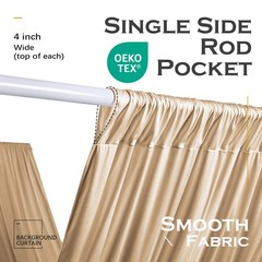 Party Village 20ftx40ft Champagne Khaki 60″W x 480″L (Pack of 4),