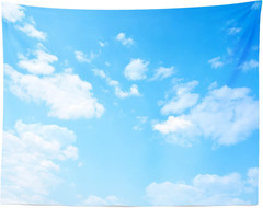 Light Blue Sky Tapestry 176×118 Inch for Bedroom Living Room Decor