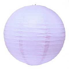 Mudra Crafts 12 Inch Round Chinese Lavender Paper Lanterns Hanging Decor | 10…