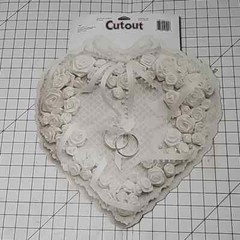 Wedding Bridal Shower Cutout Decoration, Double-Sided, NWT, With This Ring