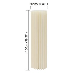 Centerpiece Stands Columns Display with Acrylic Lid Self-adhesive Strip Design