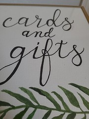 Hand-Painted Wedding Signs, Cards And Gifts Wedding Sign, Guest Book Sign