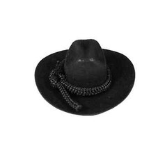 1 pc 2″ 3″ 4″Mini Cowboy Hat Western Wedding Decoration Red /Brown /Black /White