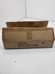 SHALORY 7.2 FT Metal Arch Backdrop Stand, Gold Metal Arch-great for parties