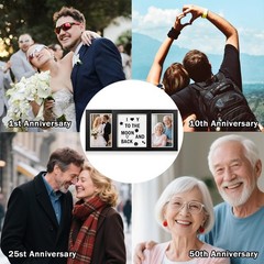 Ithmahco Wedding Picture Frame, Anniversary Personalized Wedding Gifts For Co…