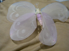 3-PASTEL SPARKLY BUTTERFLIES 22″-17″-14″ PARTY,WEDDINGS-HOME DECOR