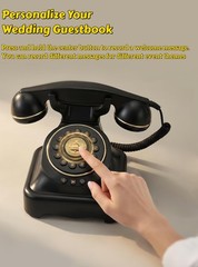 Retrovox Audio Guest Book Wedding Phone And Signage Guest Audio Message Book