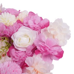 12 Packs 15*15in 3D Hydrangea Flower Pictures Photos Wall For Wedding Decor USA