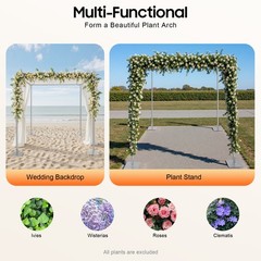 Adjustable 4 Post Hardware Kit Outdoor Wedding Party Stand Backdrop Stand Kit